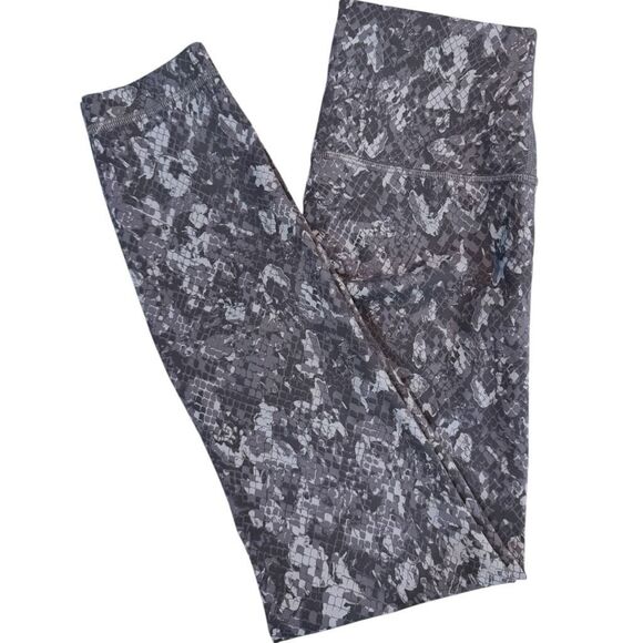 Lululemon Women's Snakeskin Pull-On Nulu Align Leggings Camo Lunar Rock Size 6 - Picture 1 of 9